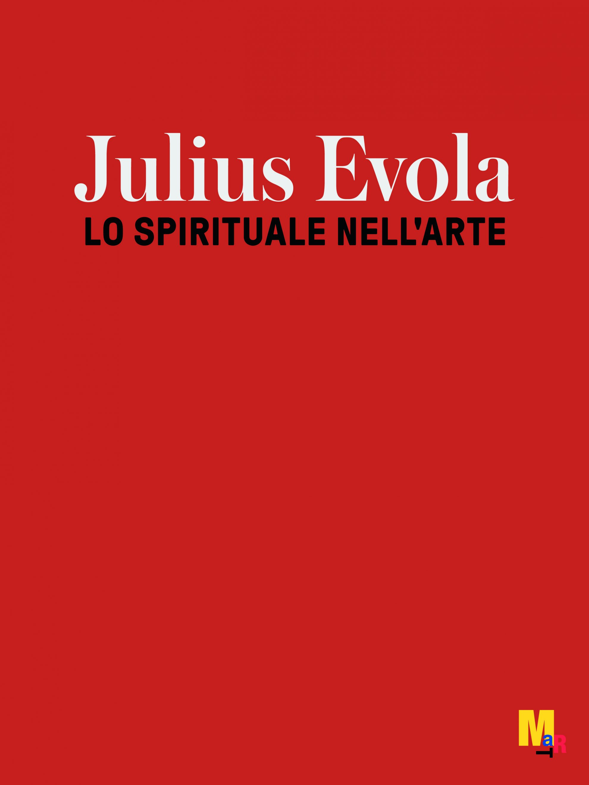 Julius Evola Lo Spirituale Nellarte Mart Shop